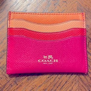 Coach card holder